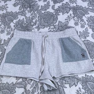 Grey two tone shorts. Victoria’s Secret. XXL
